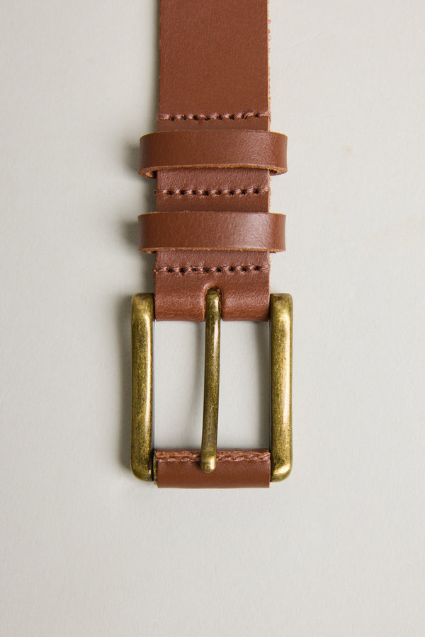 Barkers Scotia Roller Buckle Belt in tan, alternate view