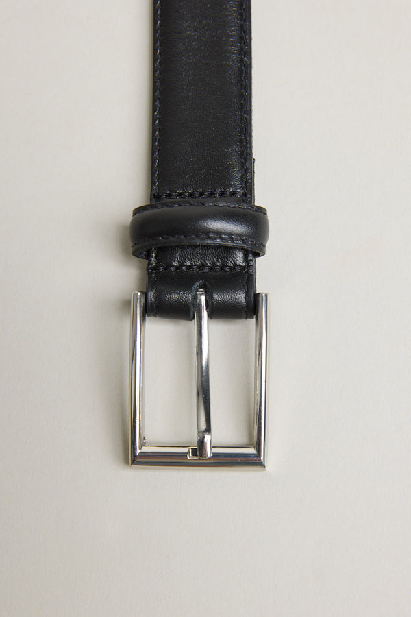 Barkers Galatos Feather Edge Belt in black, alternate view