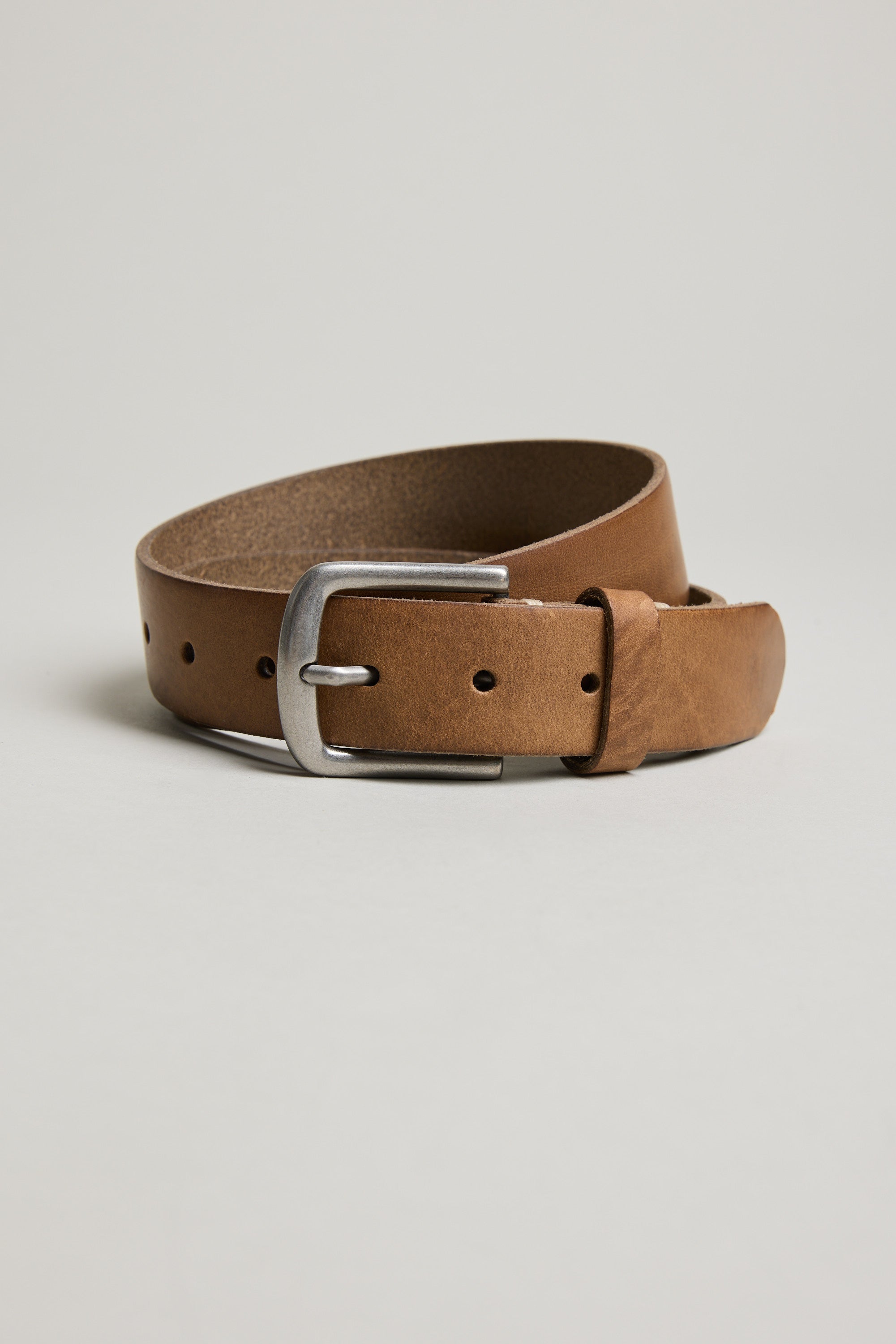 Parisian x Barkers Tuscany Leather Belt in tan