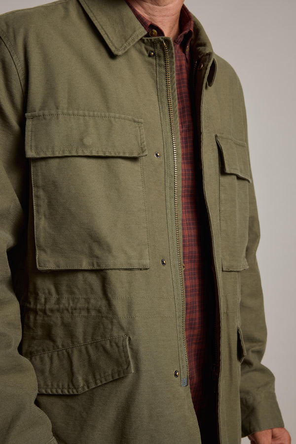 Barkers Nowell Field Jacket in khaki, relaxed fit, additional view