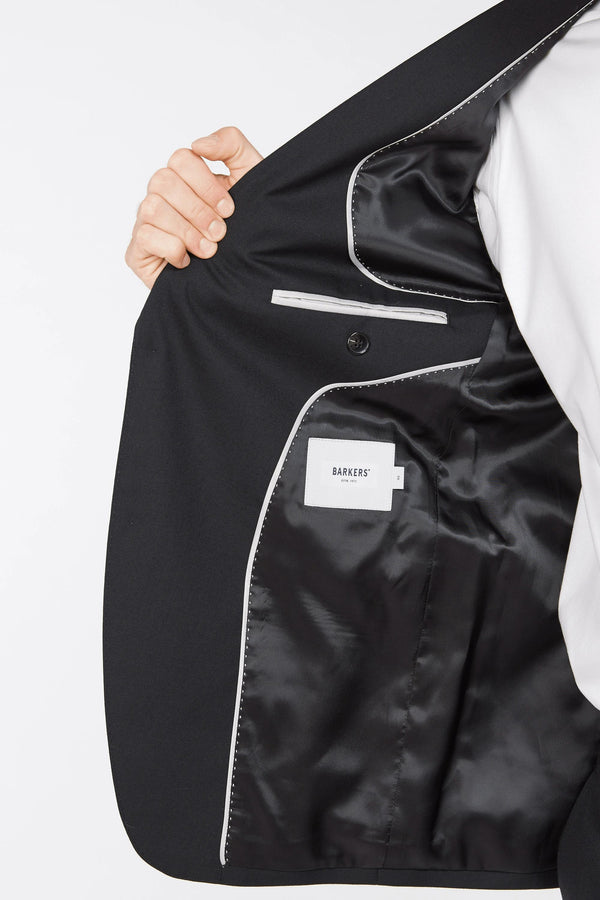 Barkers Bayswater Jacket in black, wool, additional view