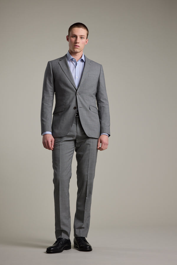 Barkers Henderson Houndstooth Suit Jacket in grey, alternate view