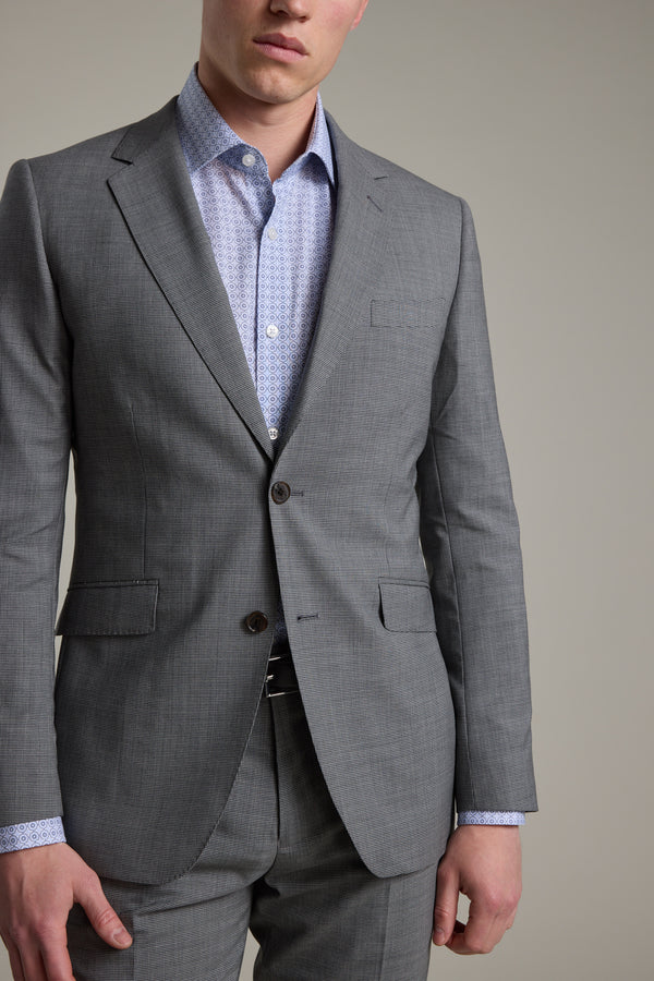 Barkers Henderson Houndstooth Suit Jacket in grey, additional view