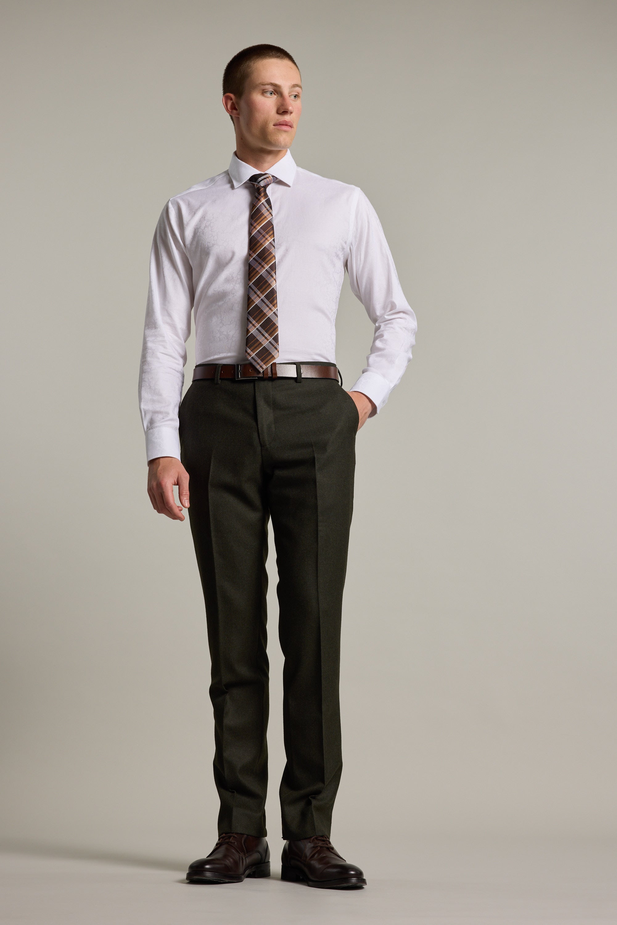 Barkers Howard Suit Trouser in forest