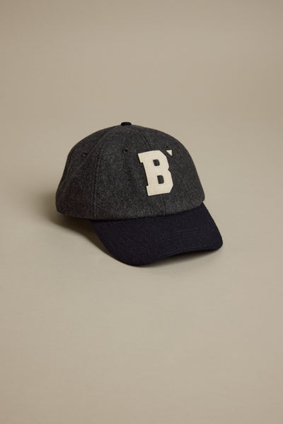 Barkers Darcy Woollen Cap in charcoal, wool