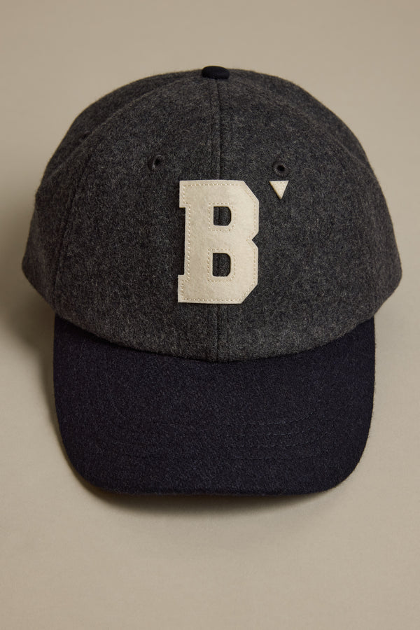 Barkers Darcy Woollen Cap in charcoal, wool, alternate view