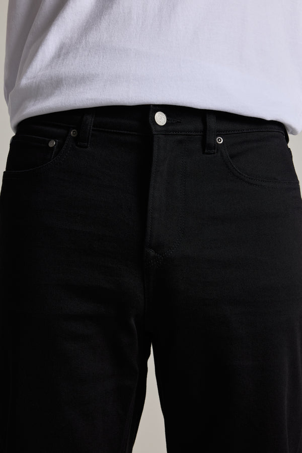 Barkers Drifter Denim Relax Jean in black, loose fit, additional view