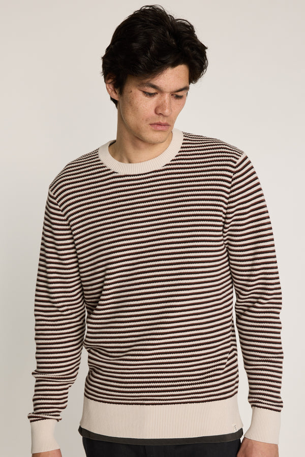 Barkers Mason Cotton Stripe Crew, additional view