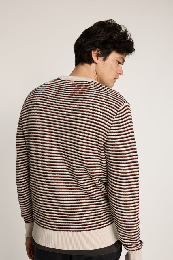 Barkers Mason Cotton Stripe Crew, additional view