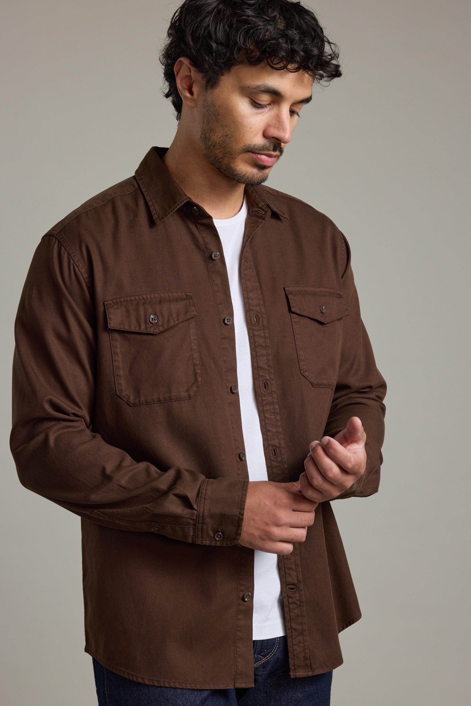 Shop Darden GD Shirt C (CHOCOLATE) | Barkers Shop Darden GD Shirt C (CHOCOLATE) | Barkers