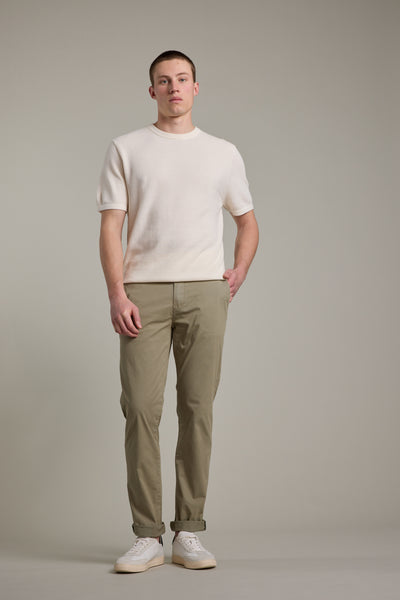 Barkers Flinders Cotton Knit Tee in white