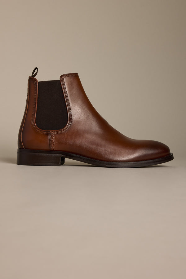 Barkers Peter Chelsea Boot in brown, leather, alternate view