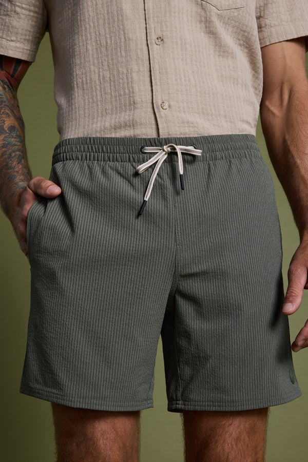 Barkers Dehaven Stripe Volley in green, additional view