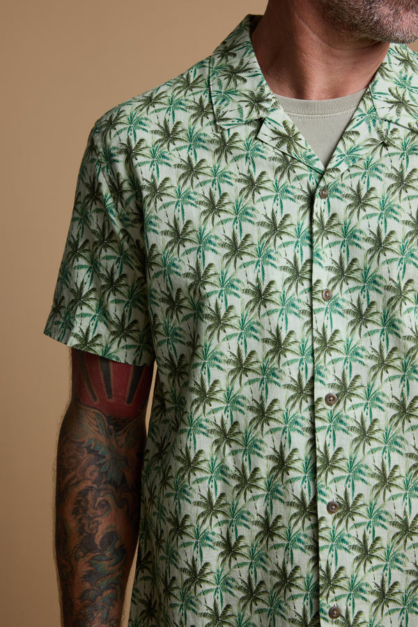 Arcola Print Cuban Shirt