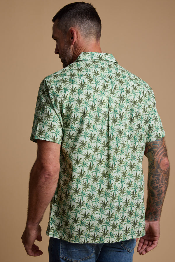 Arcola Print Cuban Shirt