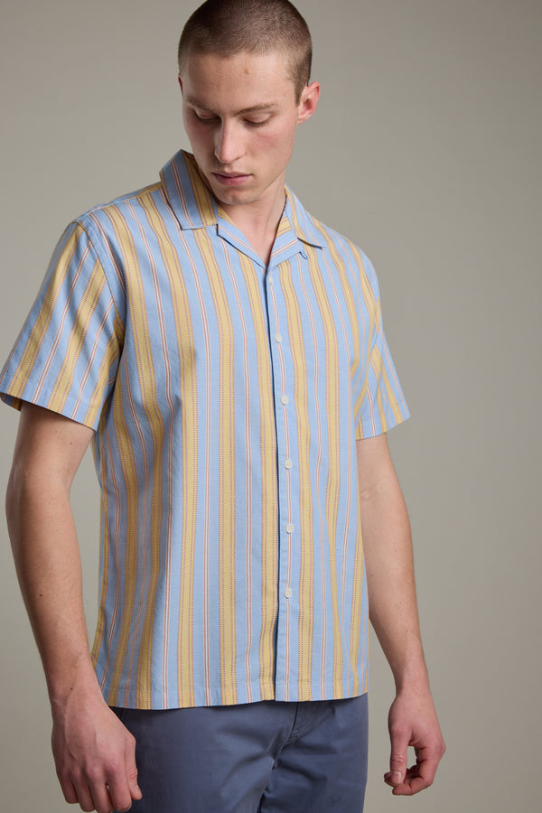 Welby Stripe Cuban Shirt