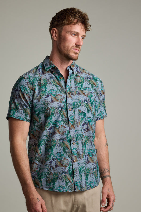 Barkers Rockport Print Shirt, alternate view