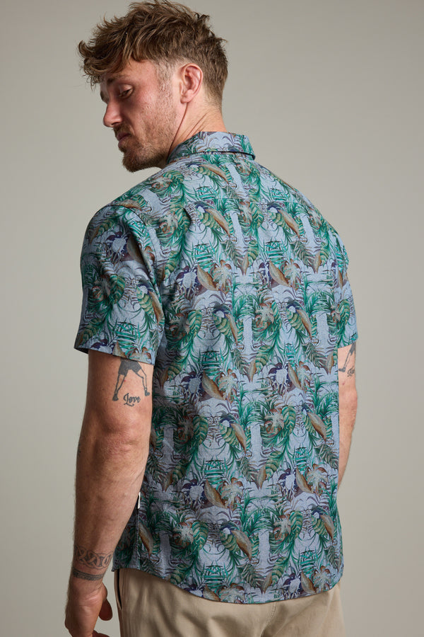 Barkers Rockport Print Shirt, additional view