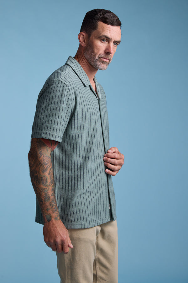 Diego Stripe Cuban Shirt, additional view