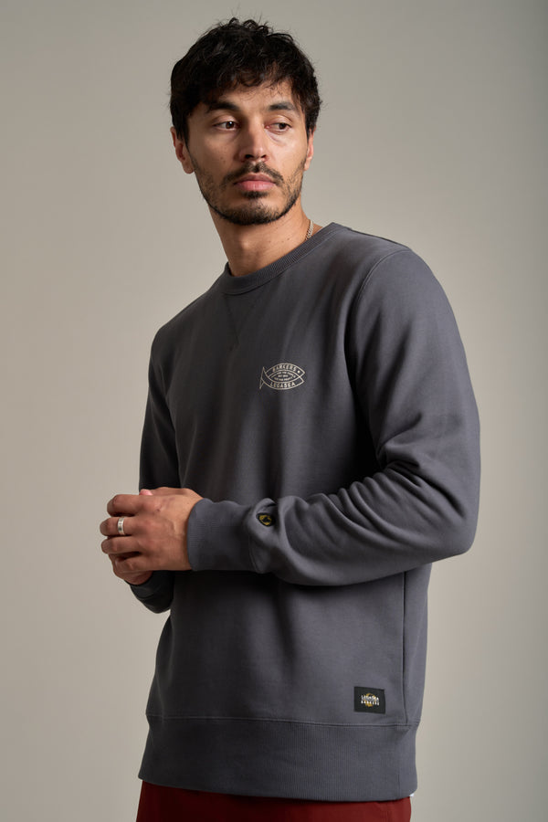 Barkers LegaSea Marlin Crew in charcoal