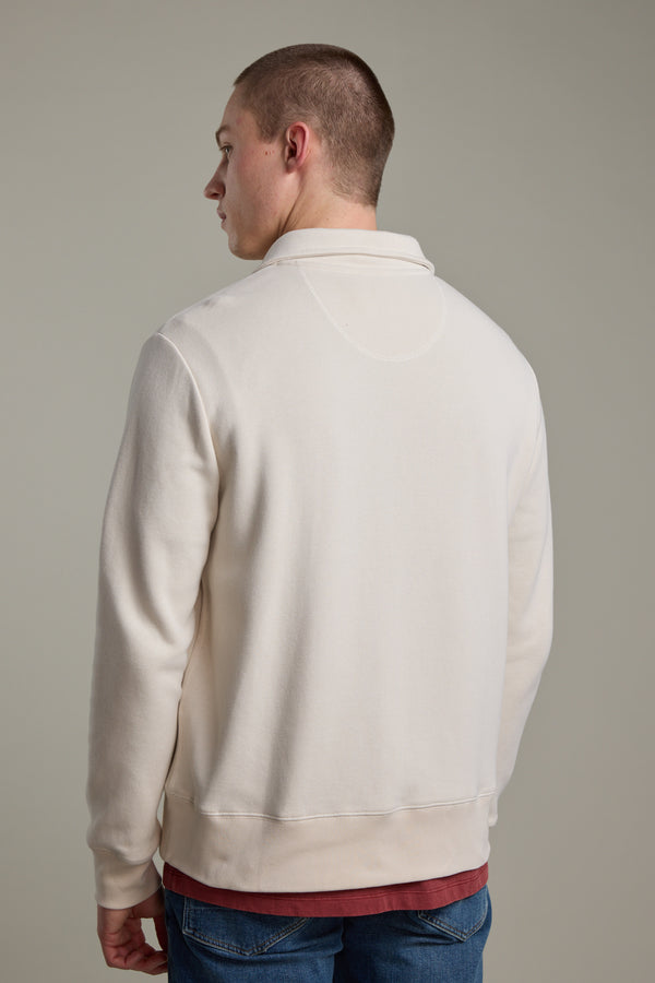 Barkers Wayfarer 1/4 Zip in oatmeal, regular fit, additional view