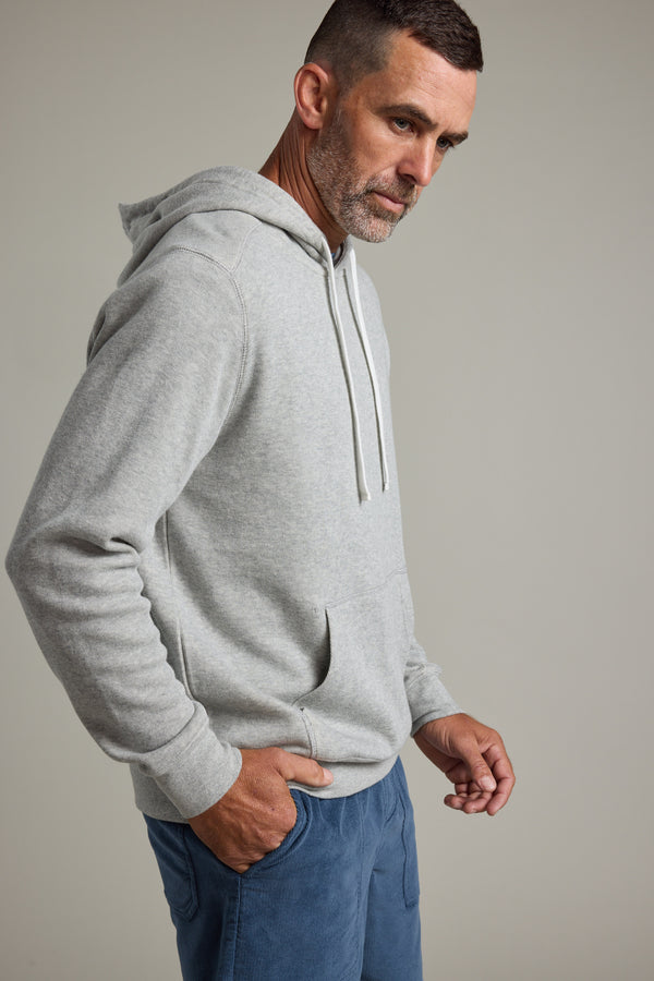 Barkers Inlet Hoody in grey marl, additional view
