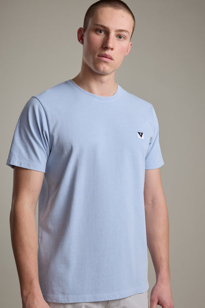 Barkers Newton Washed Tee in sky blue