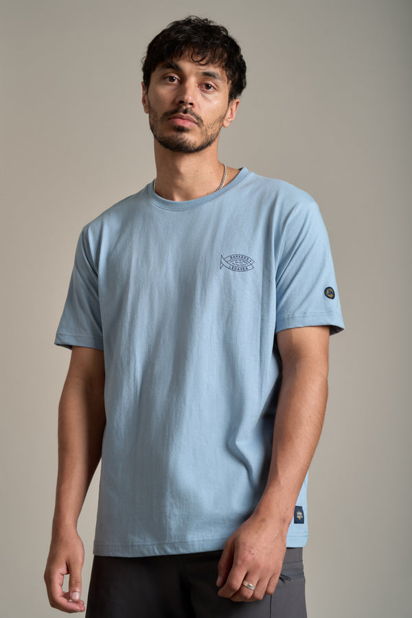 LegaSea Kai Ika Print Tee in blue, regular fit, additional view