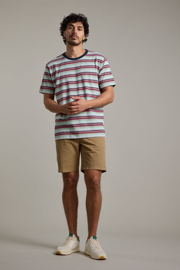 Barkers Alvin Stripe Tee in mint