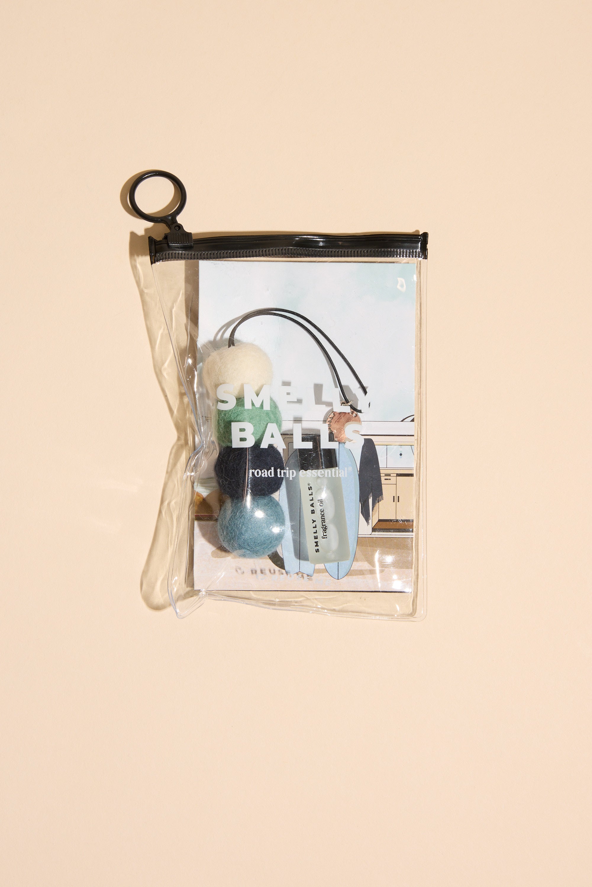 Smelly Balls: Cove/Coastal Drift by Other—pouch, scent oil, bottle & booklet included.