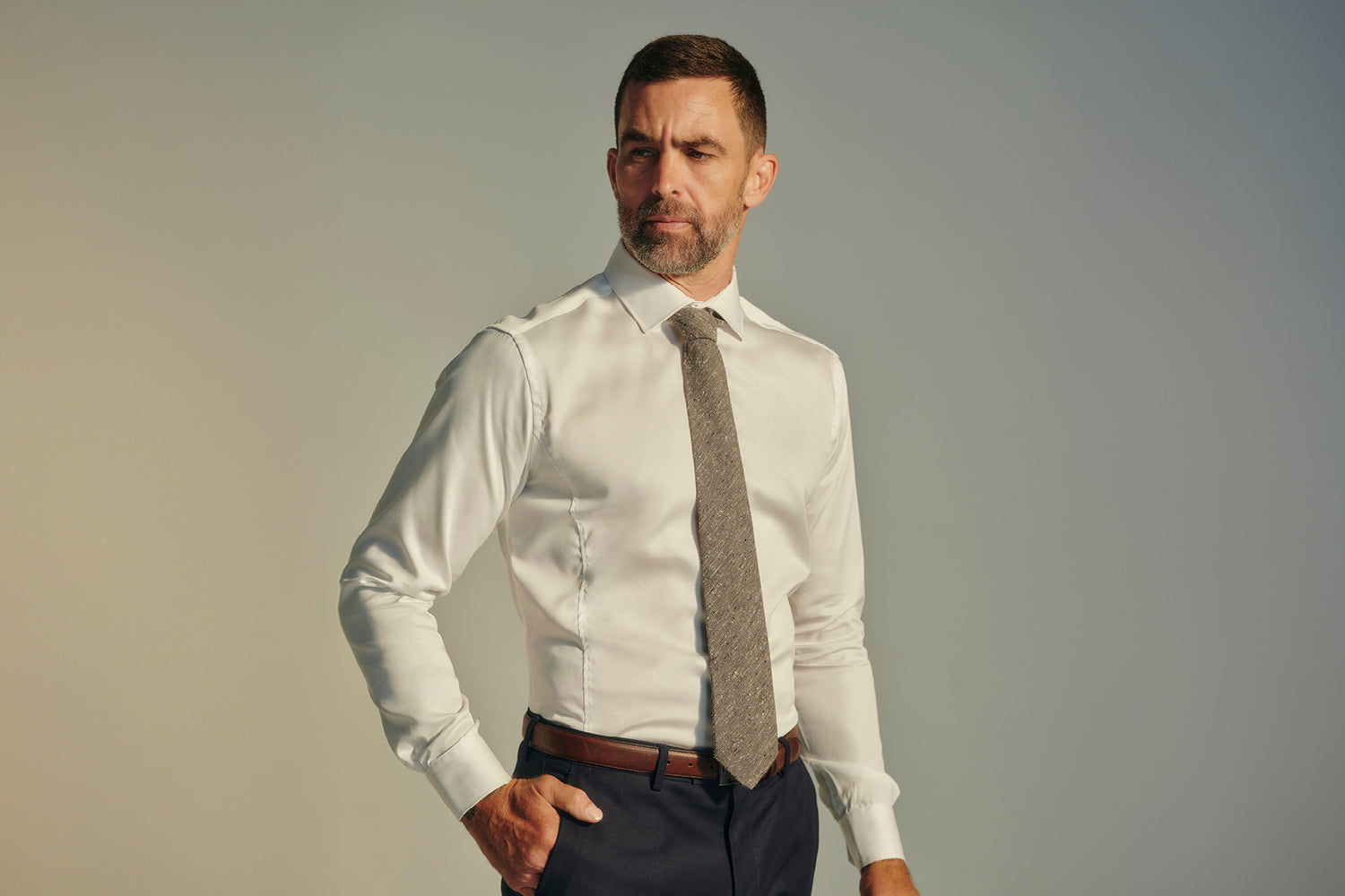 Barkers Men's Tailored Fit Long Sleeve Shirts