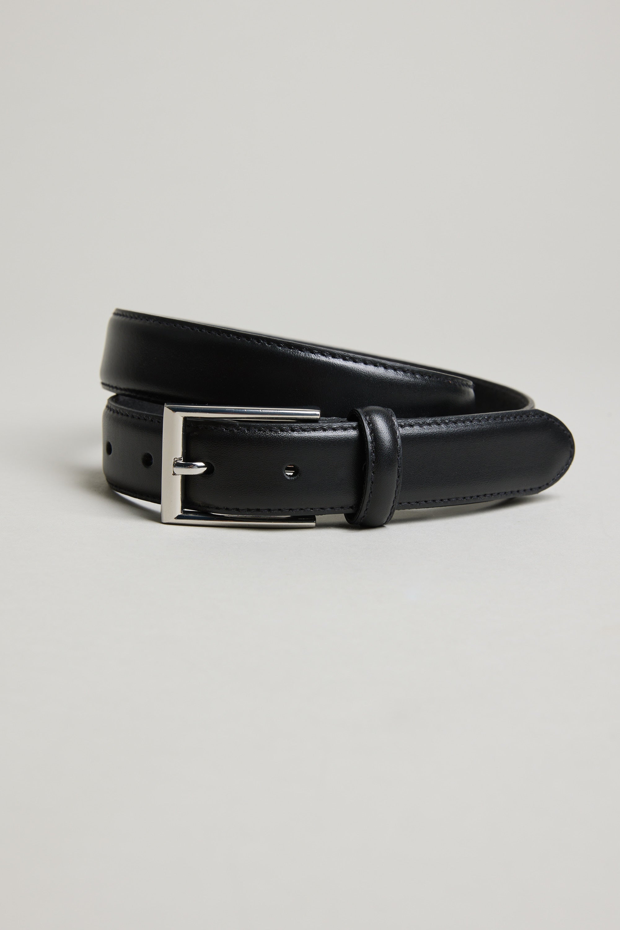 Barkers Galatos Feather Edge Belt in black