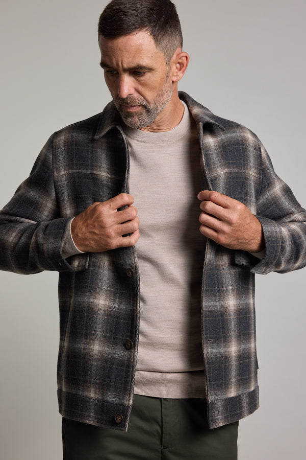 Barkers Fenton Check Jacket in brown check, additional view