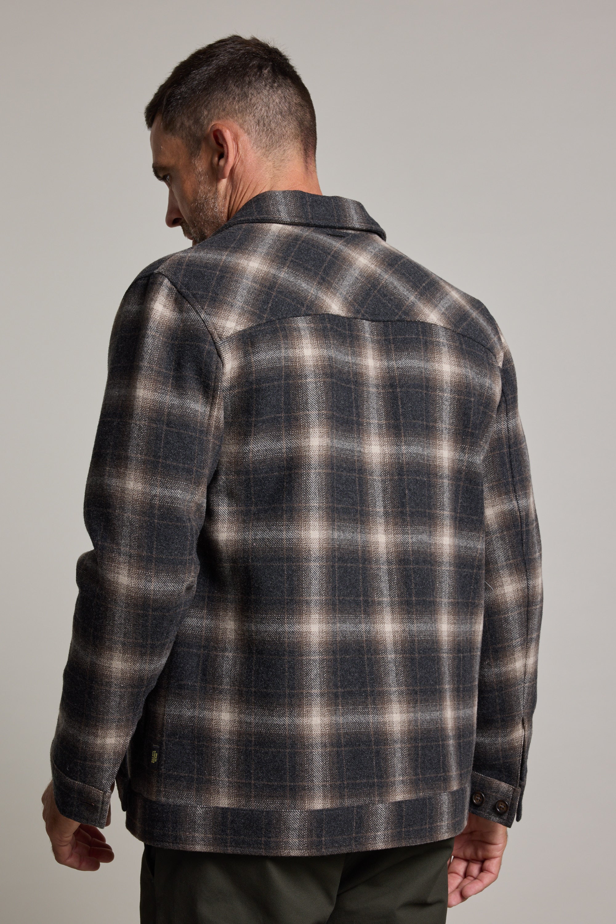 Barkers Fenton Check Jacket in brown check, additional view