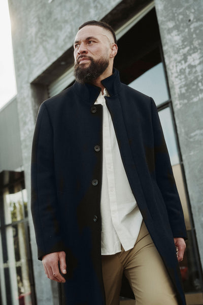 Other Joseph Parker Coat in navy, wool