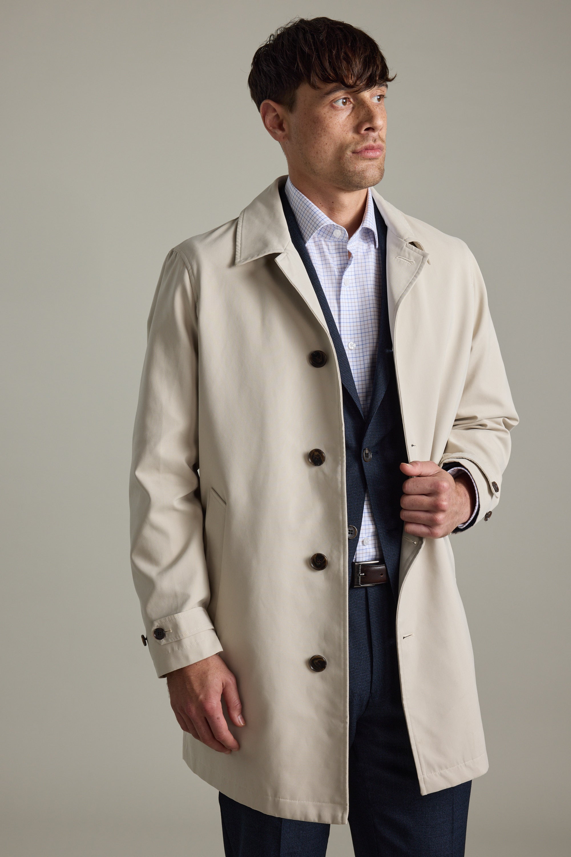 Shop Edward Trench Coat (TAUPE) | Barkers