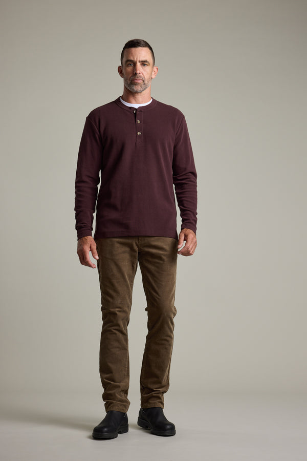 Barkers Langford 5-Pkt Cord Pants in taupe, straight fit, additional view