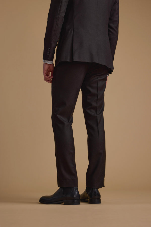 Barkers Moray Texture Suit Trouser in brown, additional view