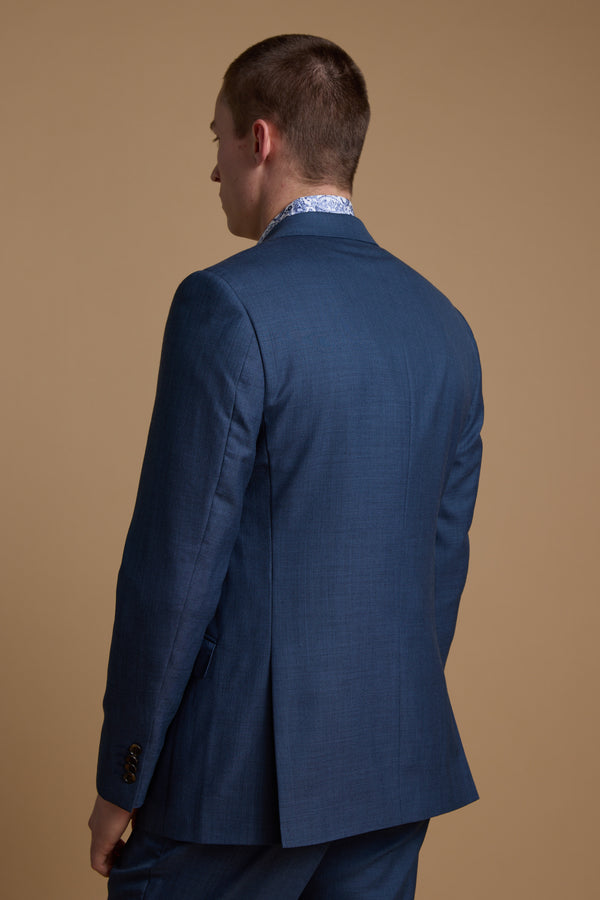 Barkers Morden Texture Suit Jacket in blue, additional view