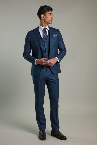 Hasting Herringbone Suit Trouser