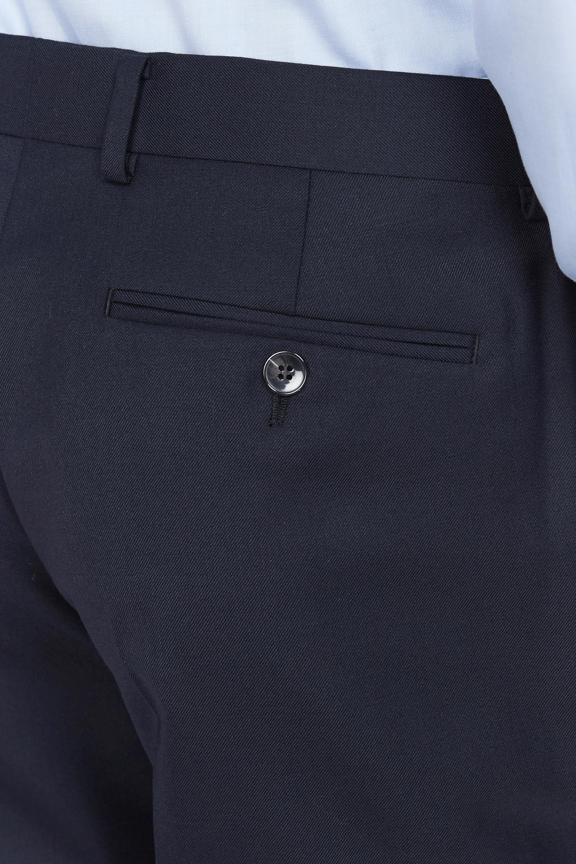 Barkers Bayswater Trouser in navy, modern fit, additional view