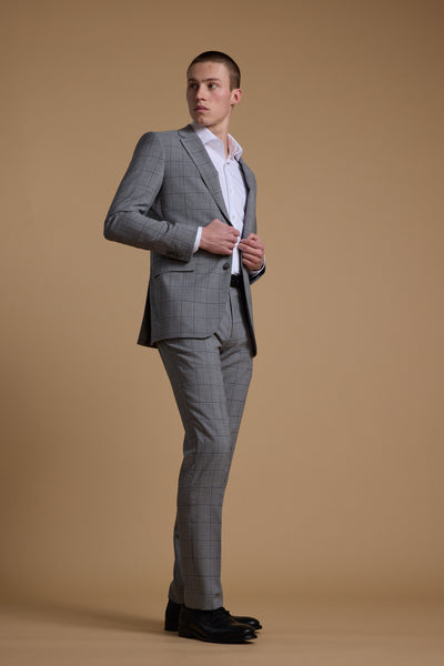 Alfred Check Suit Trouser