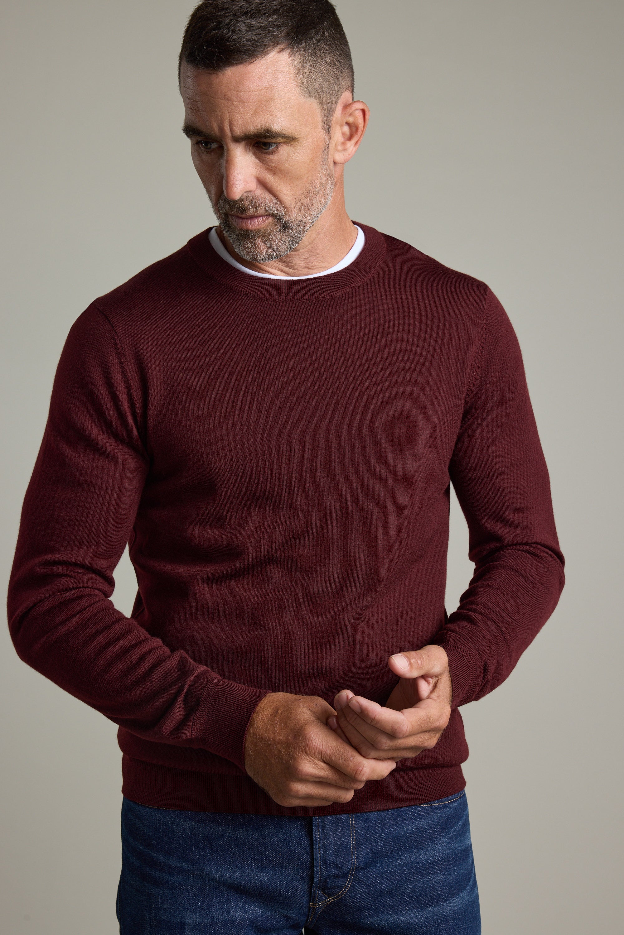 Shop Skyland ZQrx Merino Crew (OXBLOOD) | Barkers