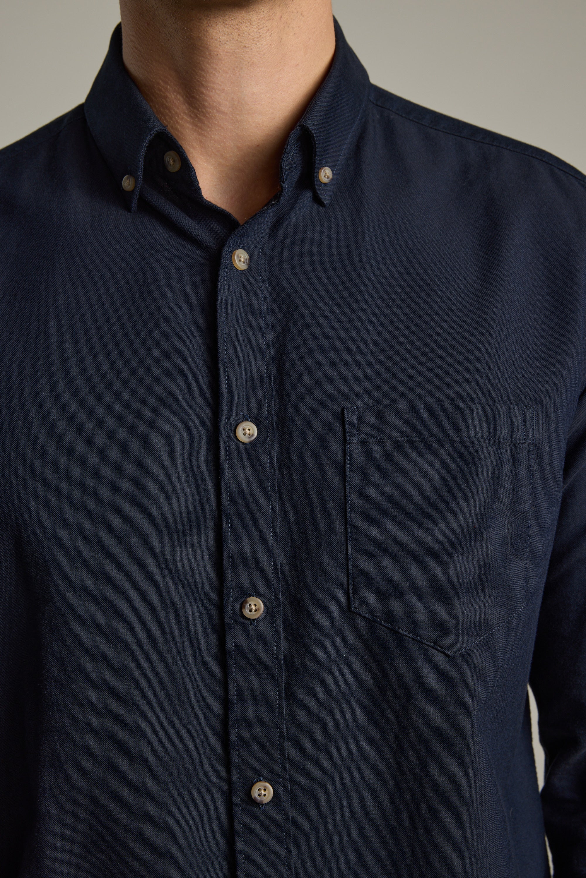Shop Thatcher Oxford Shirt (DARK NAVY) | Barkers