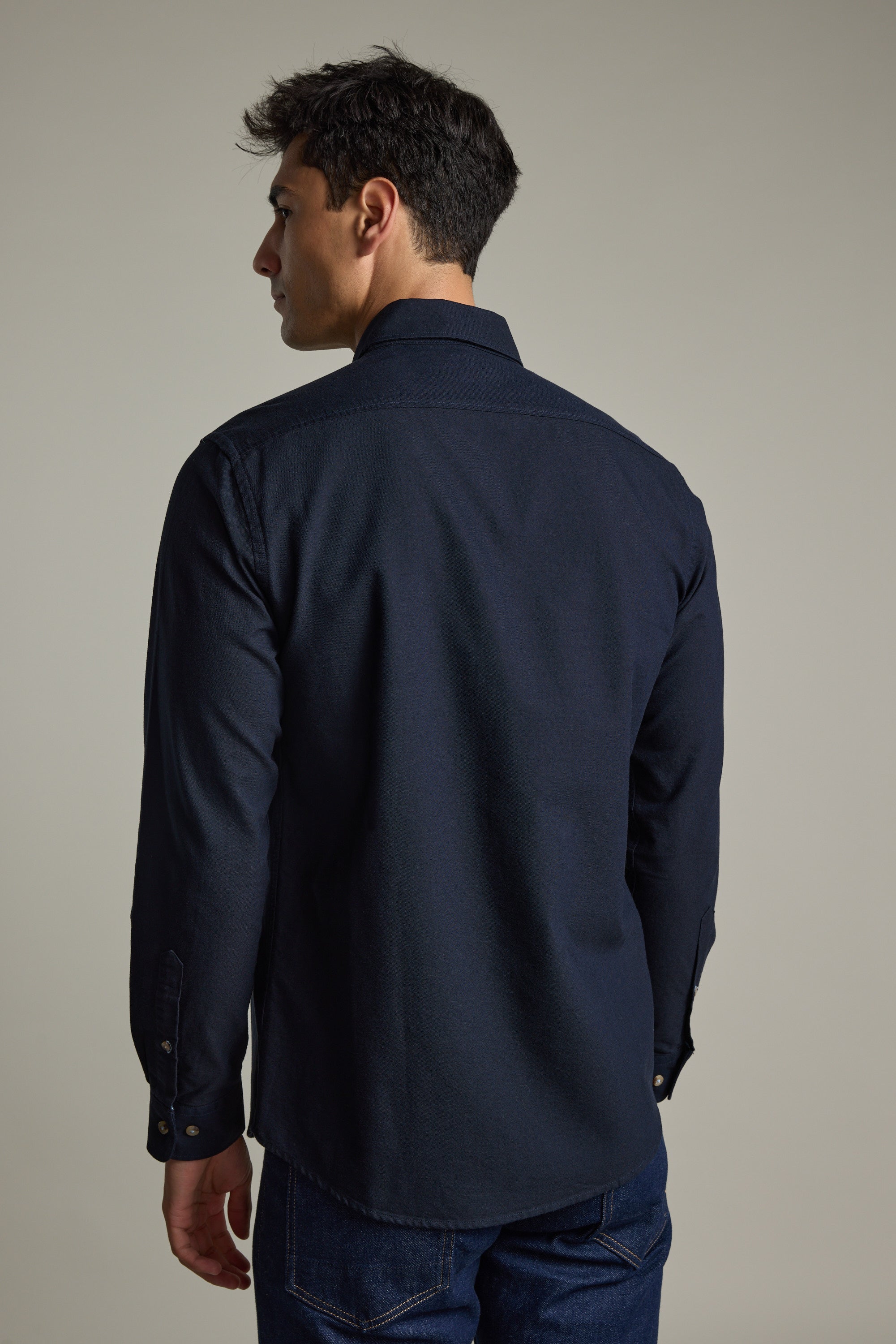 Shop Thatcher Oxford Shirt (DARK NAVY) | Barkers