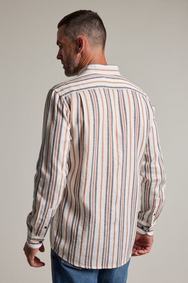 Barkers Haden Stripe Shirt, tailored fit, additional view