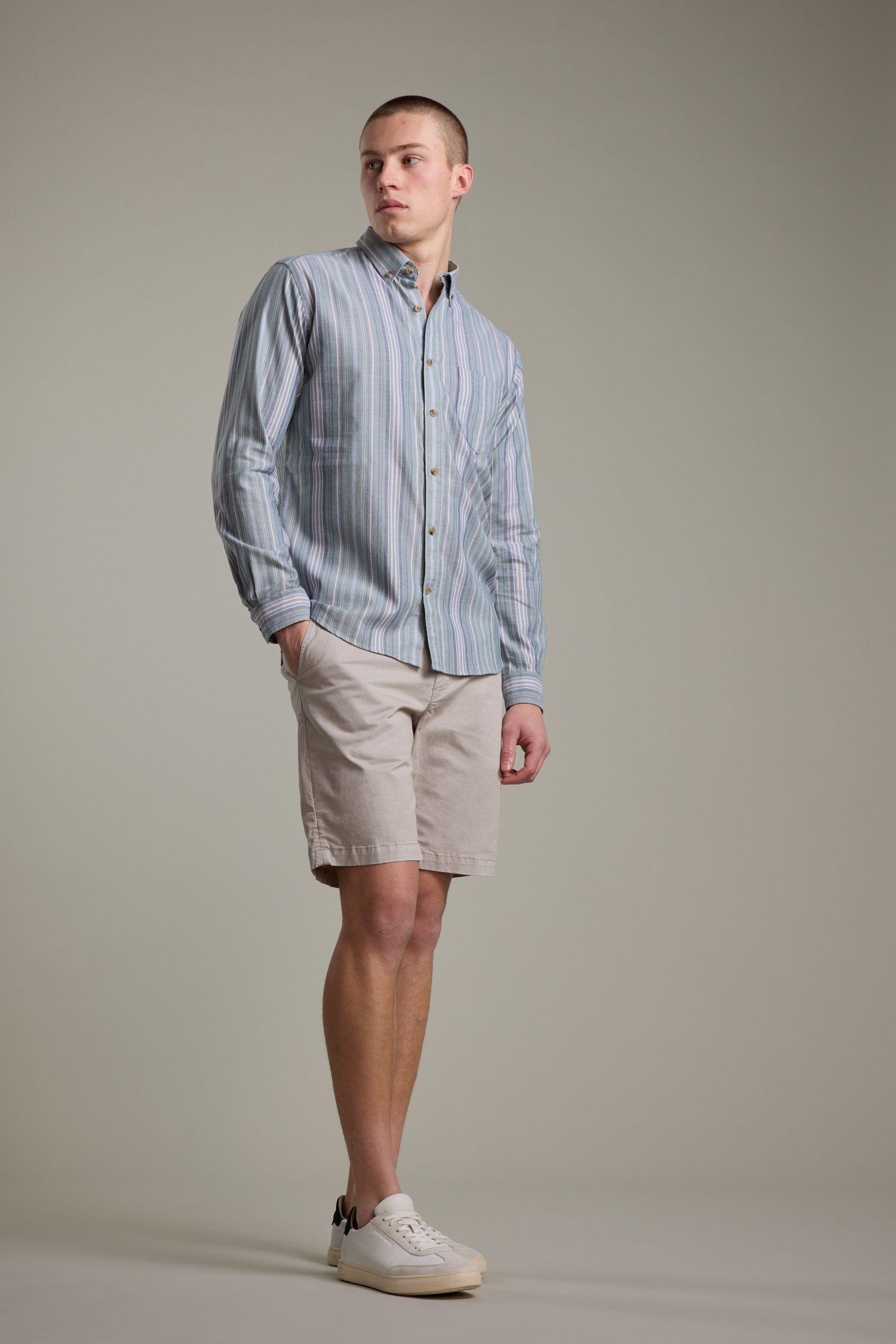 Huntley Striped Oxford Shirt