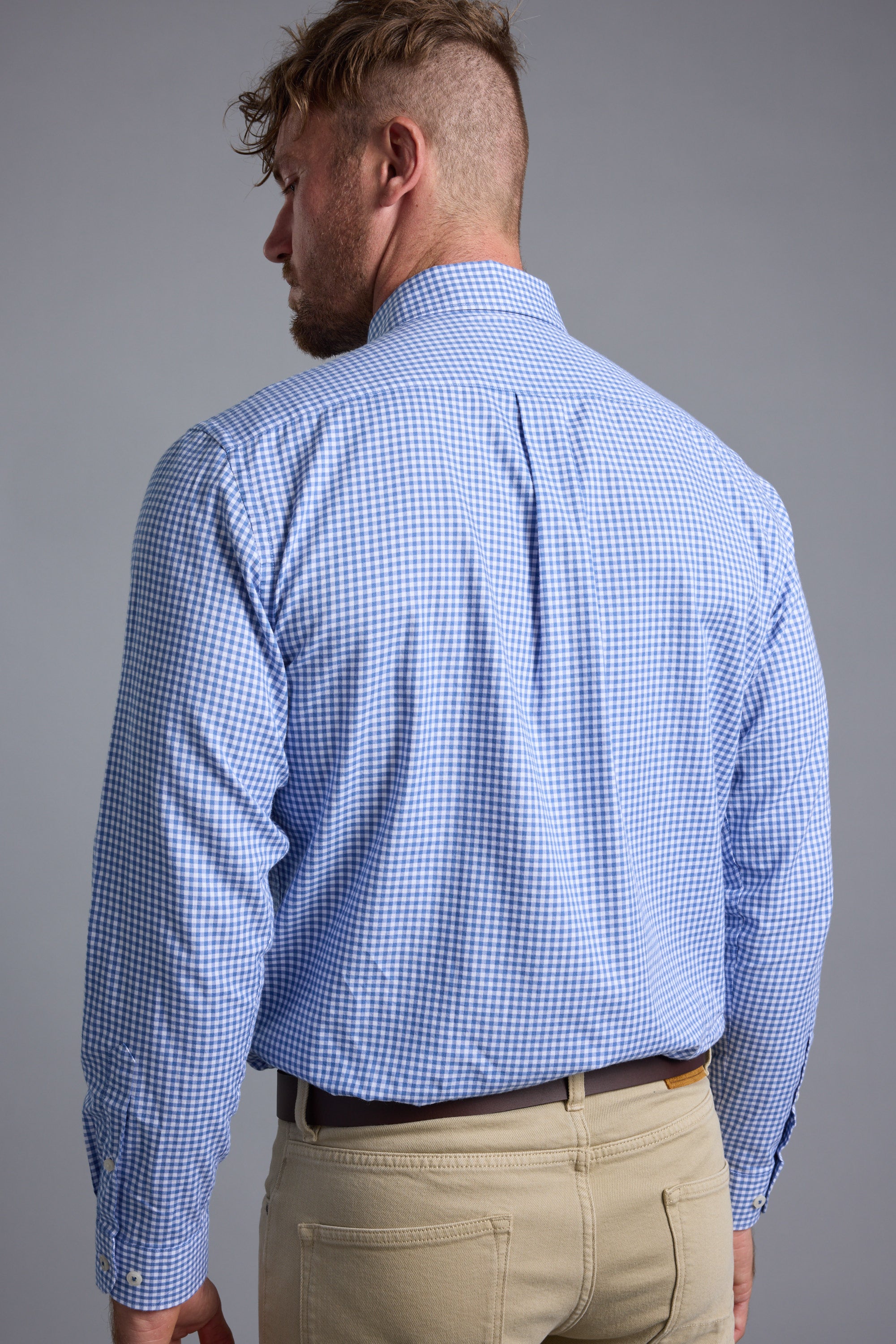 Shop Courtland Check Shirt C (BLUE CHECK) | Barkers