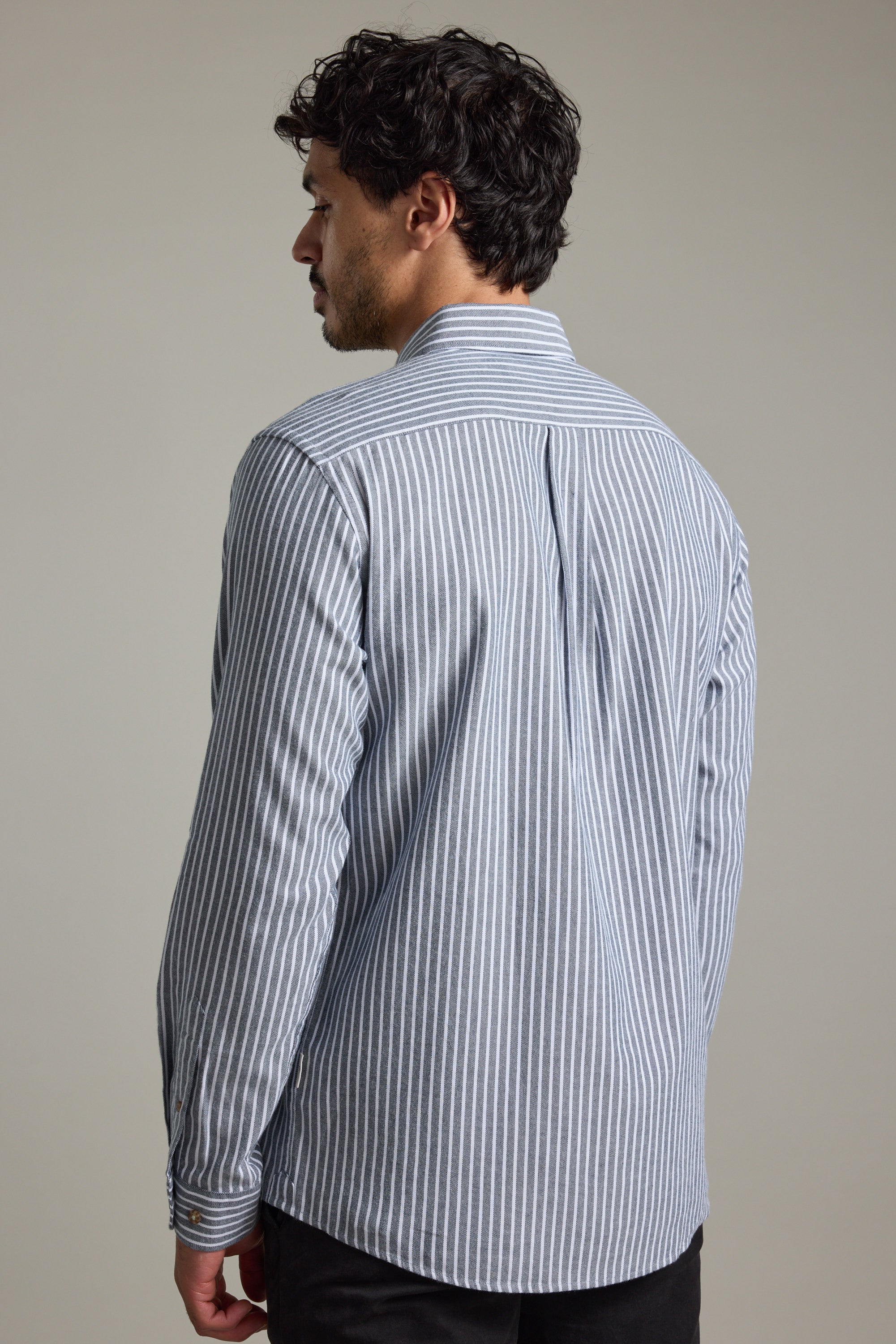 Shop Hudson Stripe Shirt C (BLUE) | Barkers