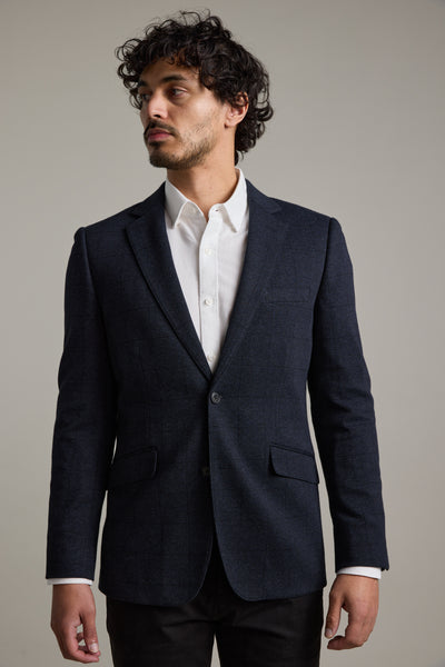 Risca Check Knit Blazer